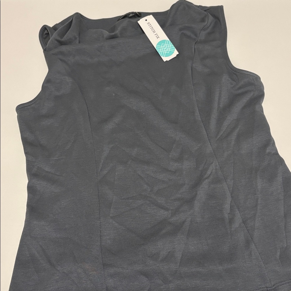 Gray Sleeveless Women's Top